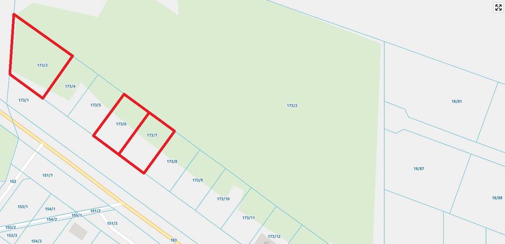 Na sprzedaż działki budowlane w Bartodziejach