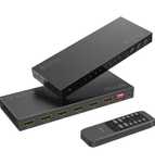 4K 60Hz HDMI Matrix 4x2, PORTTA 4 w 2 Out Switch Splitter z Toslink L4