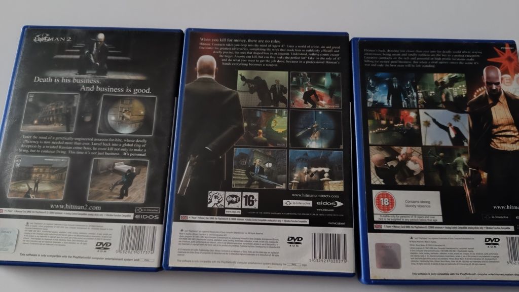 Pakiet gier Hitman Hitman 2 Contracts Blood Money PS2