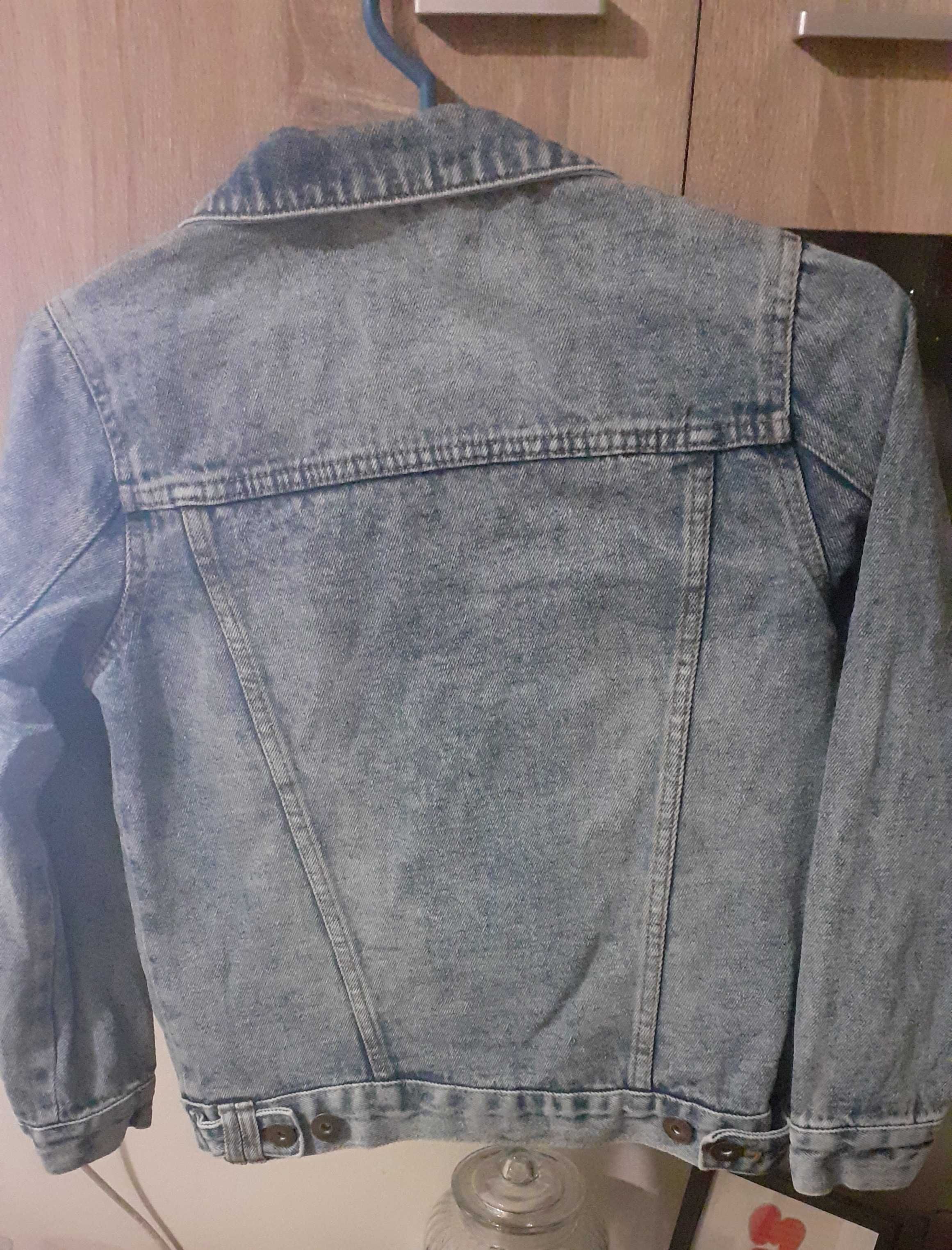 Kurtka jeansowa, kurtka dżinsowa r.140 dla chłopca
