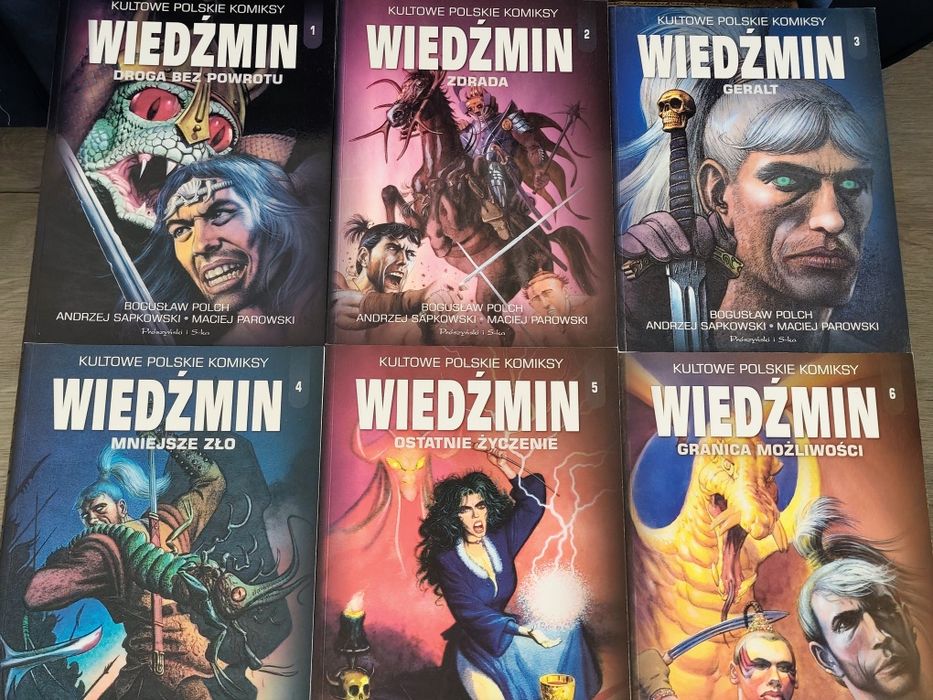 Wiedźmin Kultowe Polskie Komiksy / 1-6 komplet