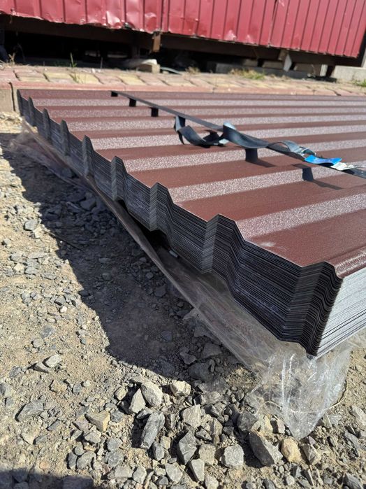 Blacha Trapezowa T18 8017 mat - dostawa pod dom !