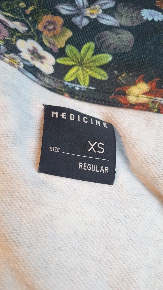 Piękna bluza damska Medicine XS letnie kwiaty/las
