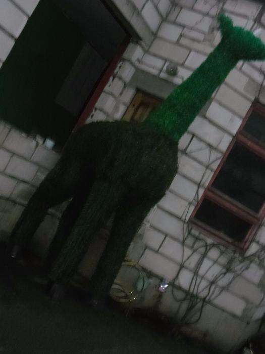 dekoracja ogrod zyrafa witrak krasnal