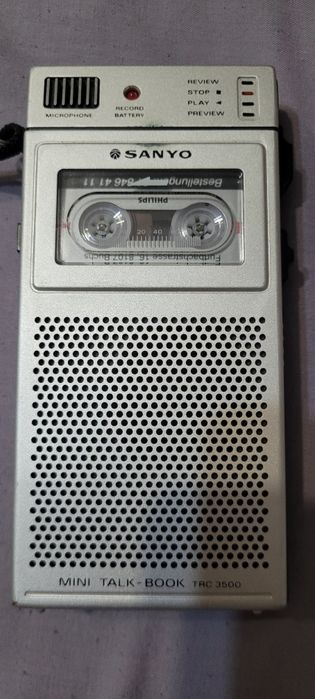 Диктофон sanyo trc-3500 уникальный японский