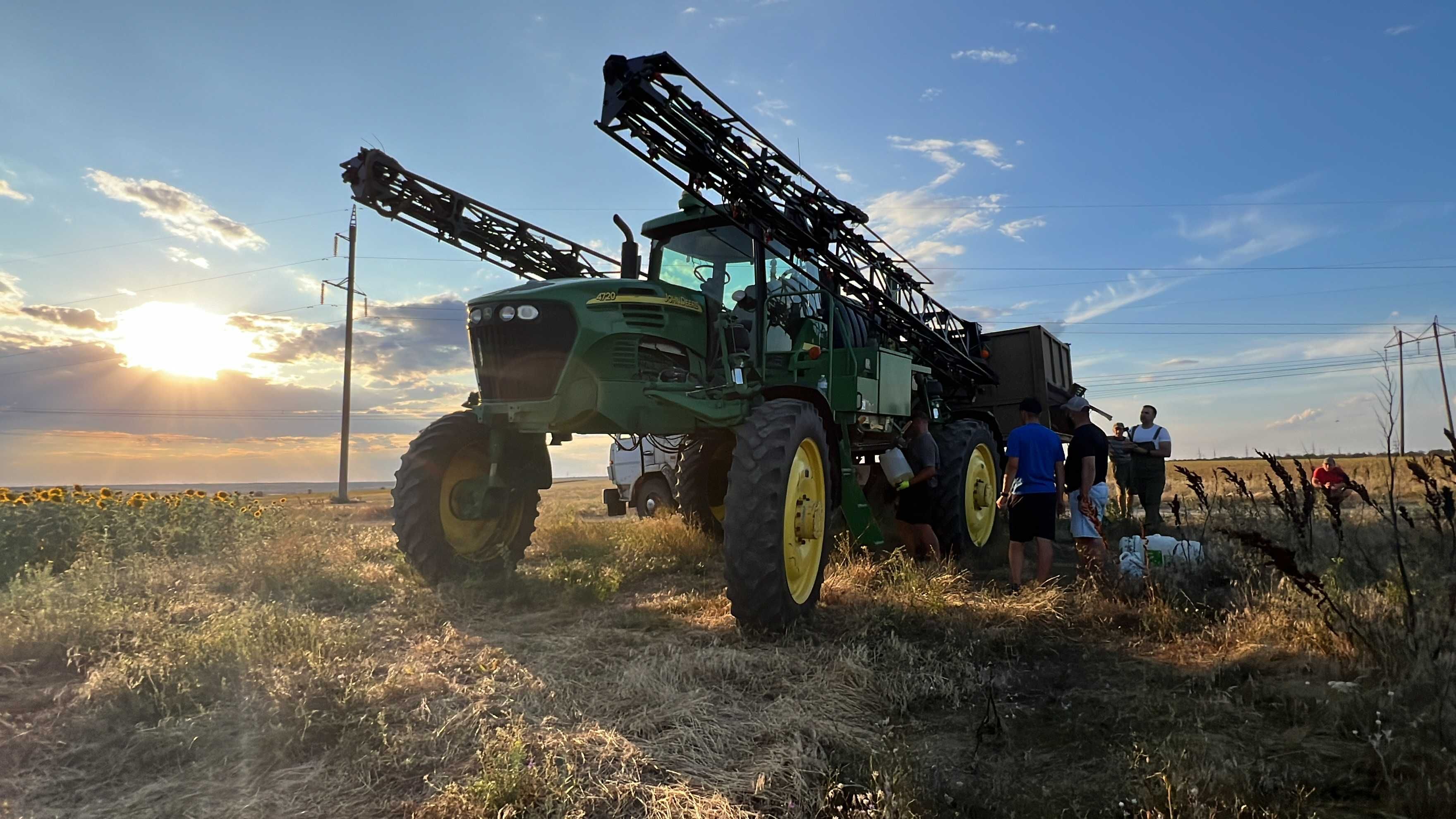 Обприскувач John Deere 4720, оприскувач Джон Дір, опрыскиватель