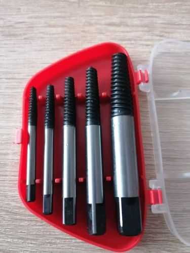 Экстракторы для сломаных винтов болтов малый набор из 5 элементов