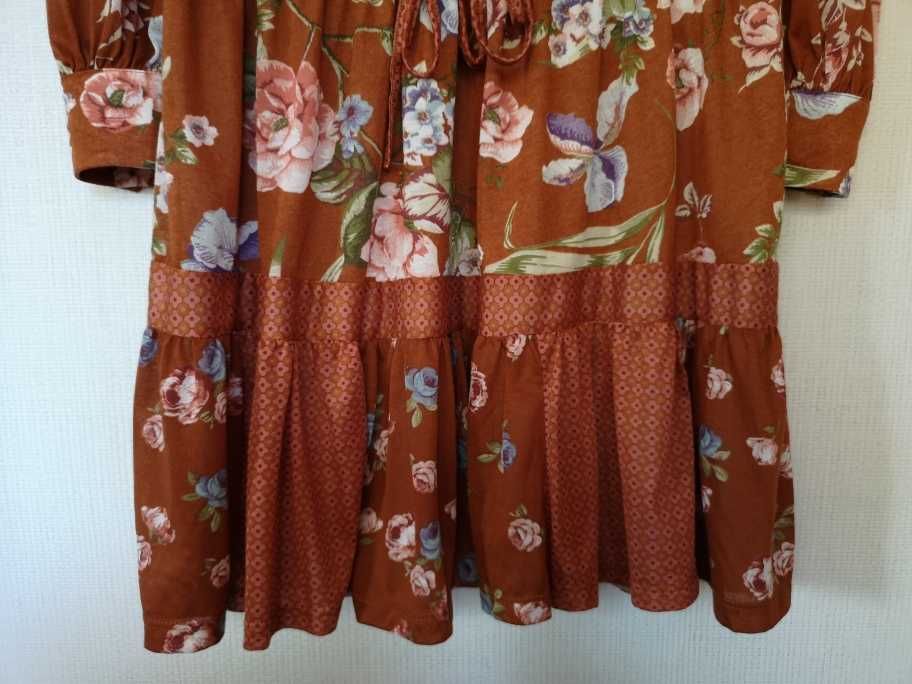 wiosenna sukienka codzienna oversize M L XL uniwersalny