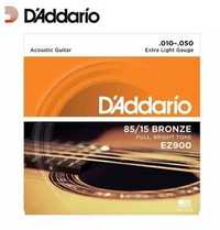 Струны D'addario EZ900 для акустической гитары (.010) Бронза