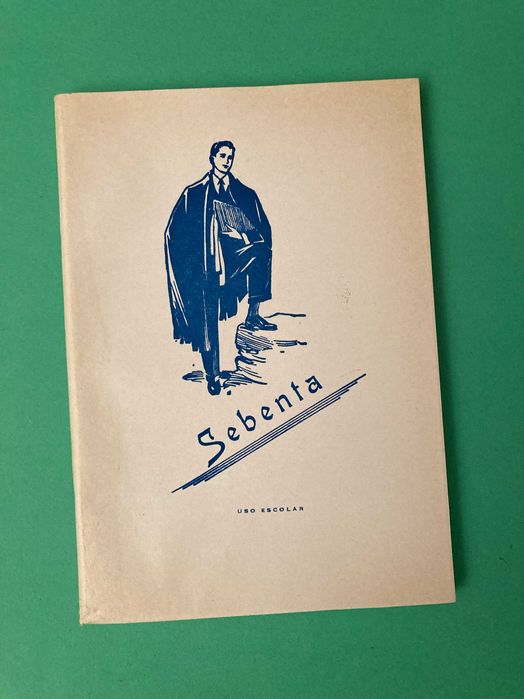 Sebenta Escolar Estudante Antiga Anos 60