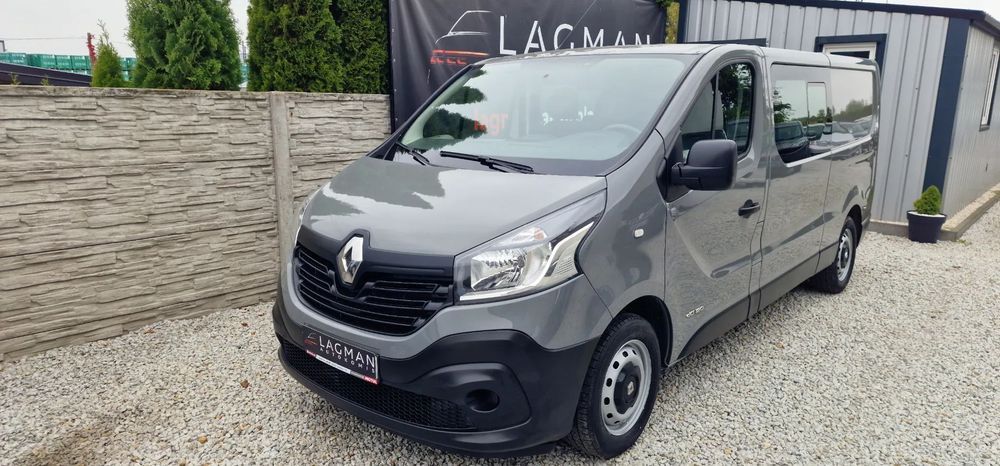 Renault Trafic  MAX*Brygadówka*6miejsc*Tempomat*PDC*Zarejestrowany!