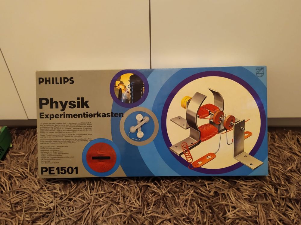 Elektroniczny eksperymentalny zestaw młodzieżowy Philips z roku 1970
