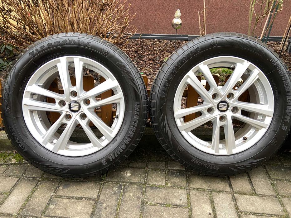 Koła ZIMA 215/60/16 Seat Ateca VW Tiguan Tarraco Kodiaq 5x112 16 cali