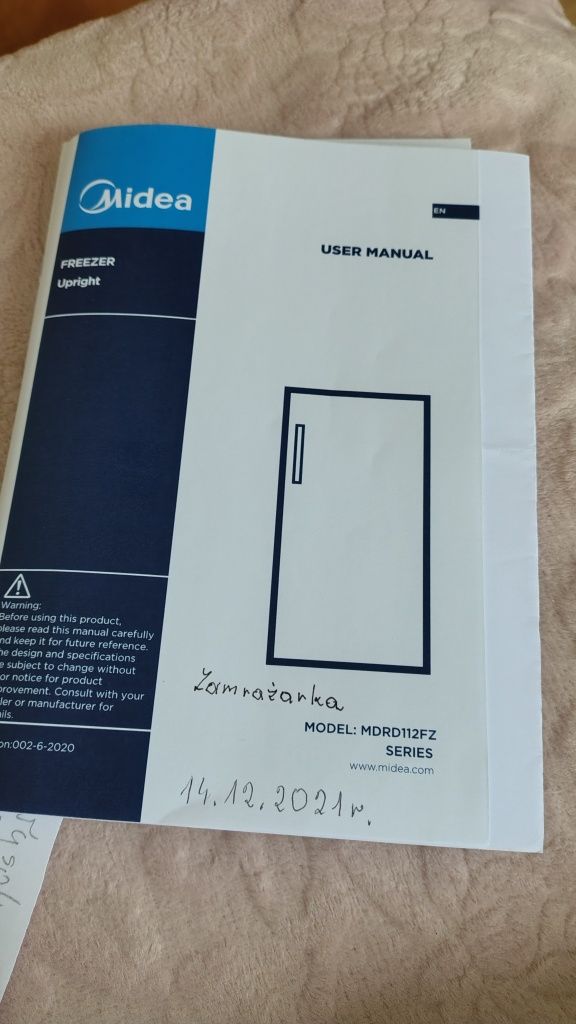 Zamrażarka wolnostojąca 85 cm