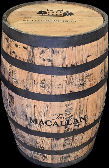 Odrestaurowana Stara Dębowa Beczka po whisky Jack Daniels, Ballantines