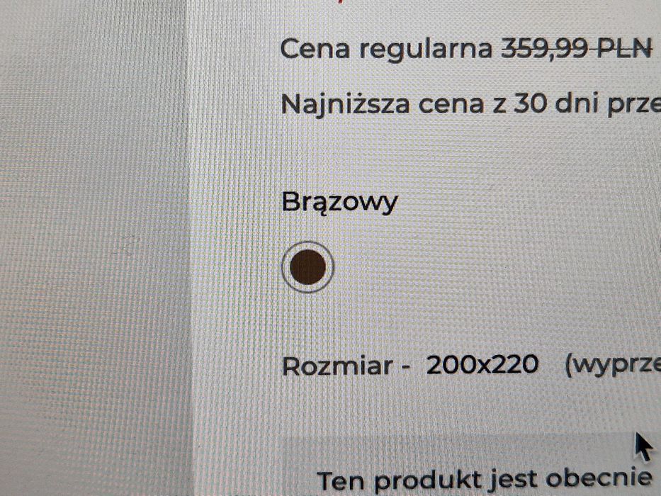 Beżowa,muślinowa narzuta na łóżko Reserved 200x220.NOWA !