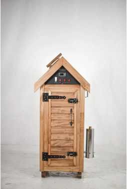 Коптильня дерев'яна електрична для холодного та гарячого копчення