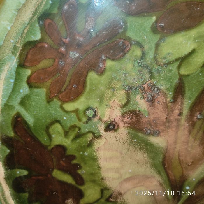 Тарілка настінна керамічна 37 см діаметр, часів Ссср, 1976 рік ЛКСФ?