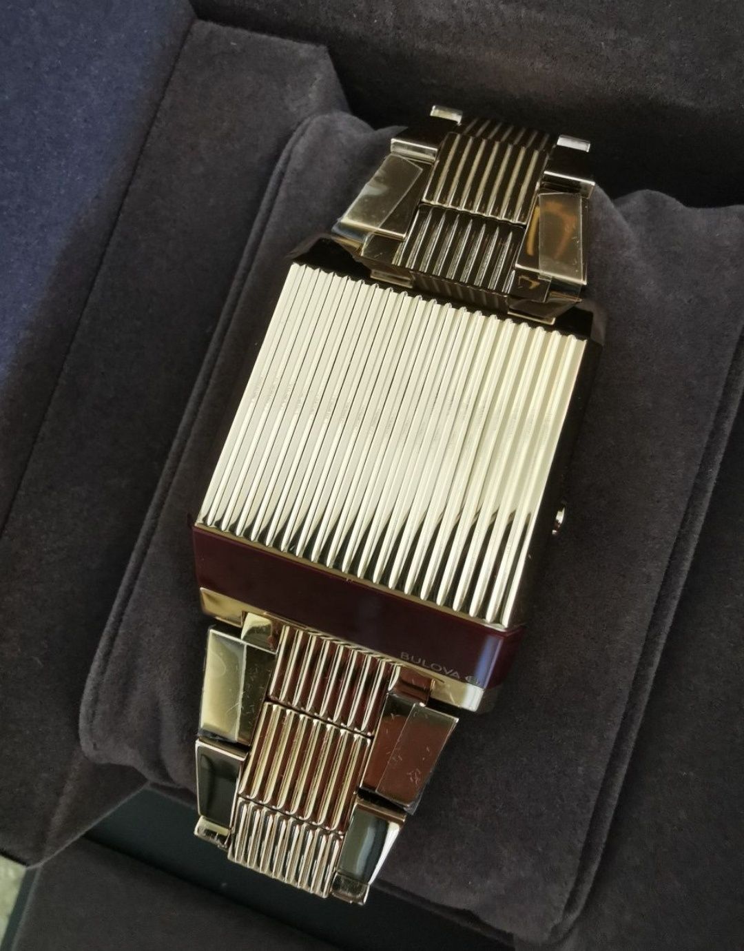 Zegarek Bulova 97C110 Computron LED Archive Gold