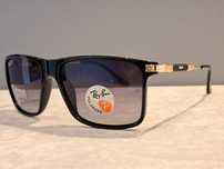 RAYBAN męskie zlote polaryzacyjne okulary przeciwsłoneczne