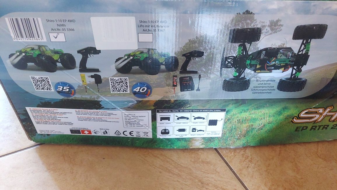 Model rc Jamara Shiro, skala 1:10.