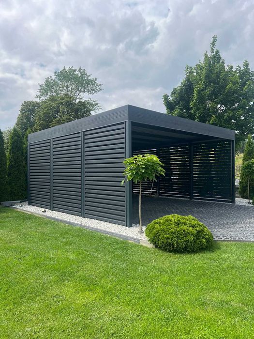 Carport 6x6 - wiata samochodowa garażowa dwustanowiskowa pod wymiar