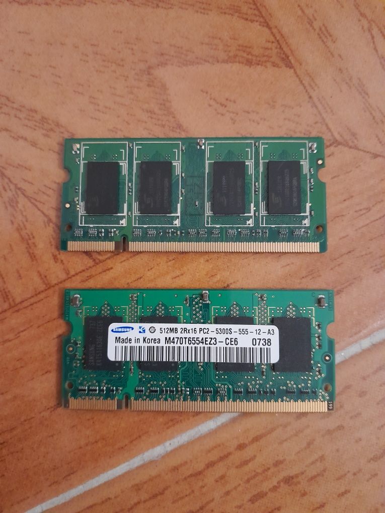Memoria Ram 512 x2