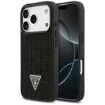 Etui Guess Rhinestone Triangle Logo na iPhone 17 Pro - czarne