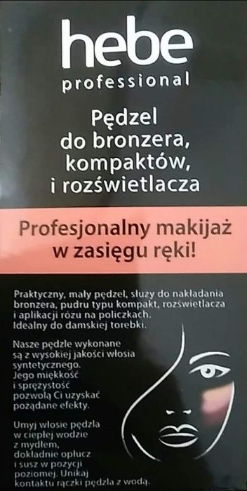 Pędzel do makijażu Hebe Professional F06