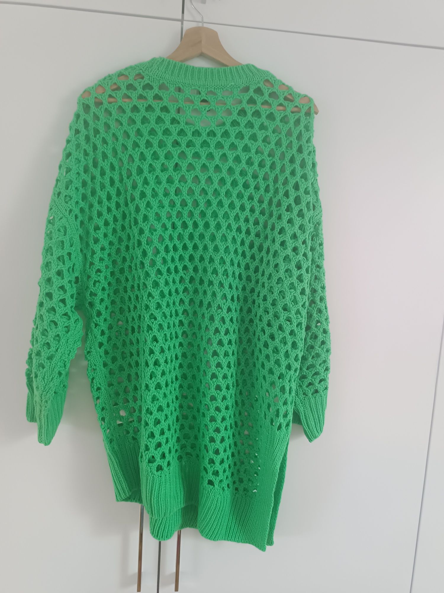 Sweter Damski H&M. Zielony. Rozm.L(44-46)