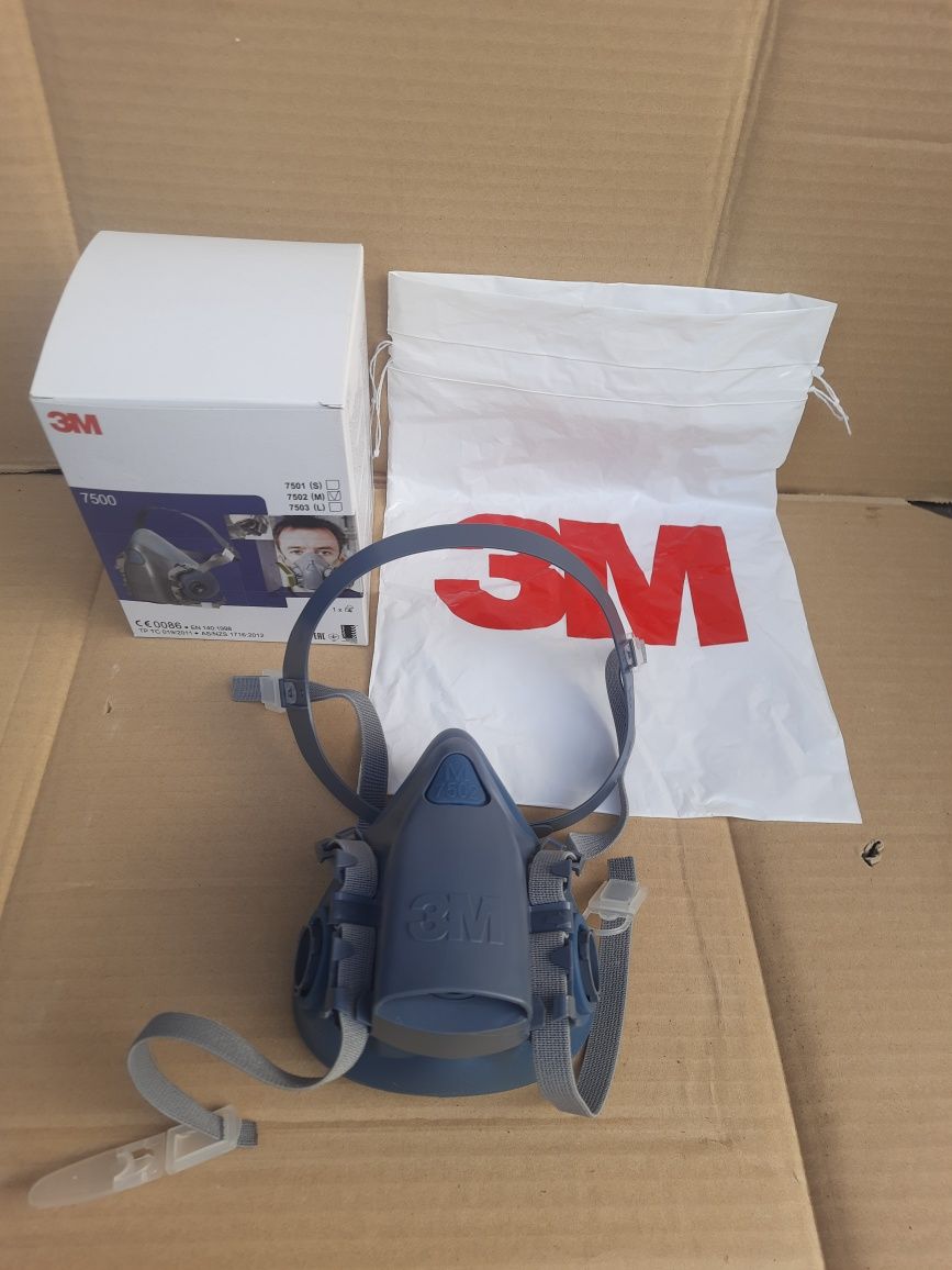 Респиратор полумаска 3m 7502  размер М