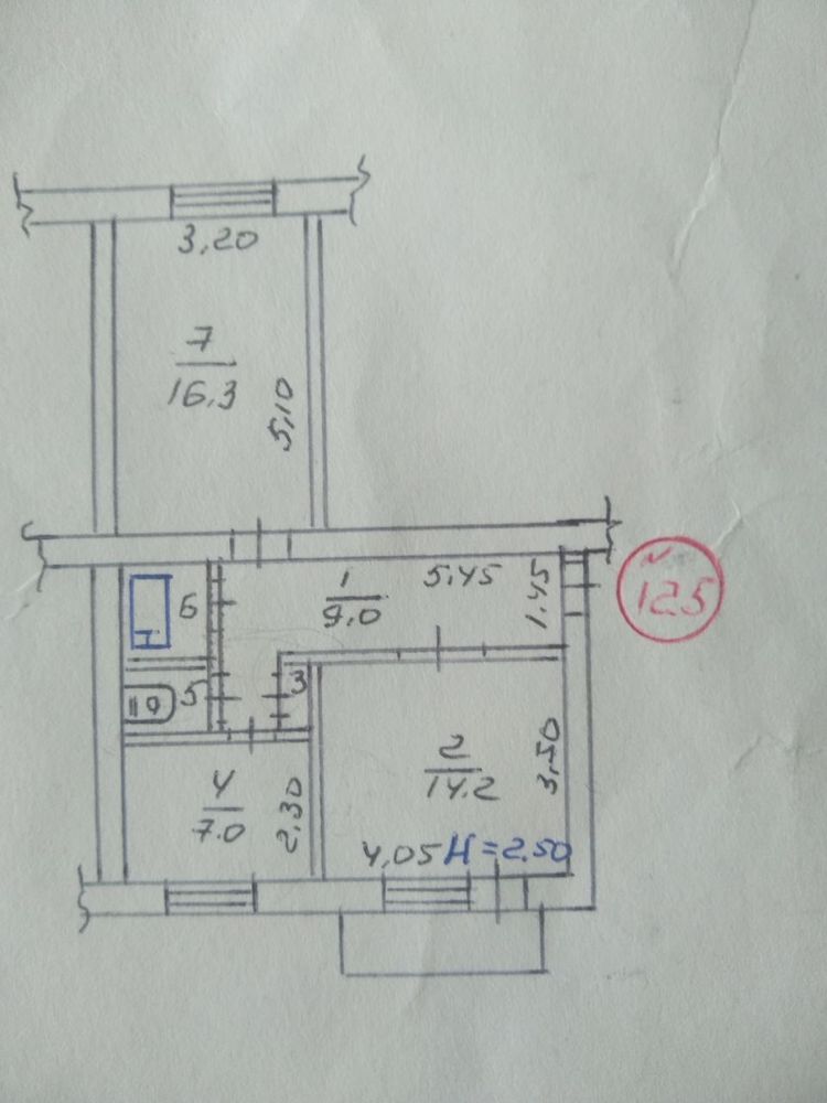 Продаж двокімнатної квартири