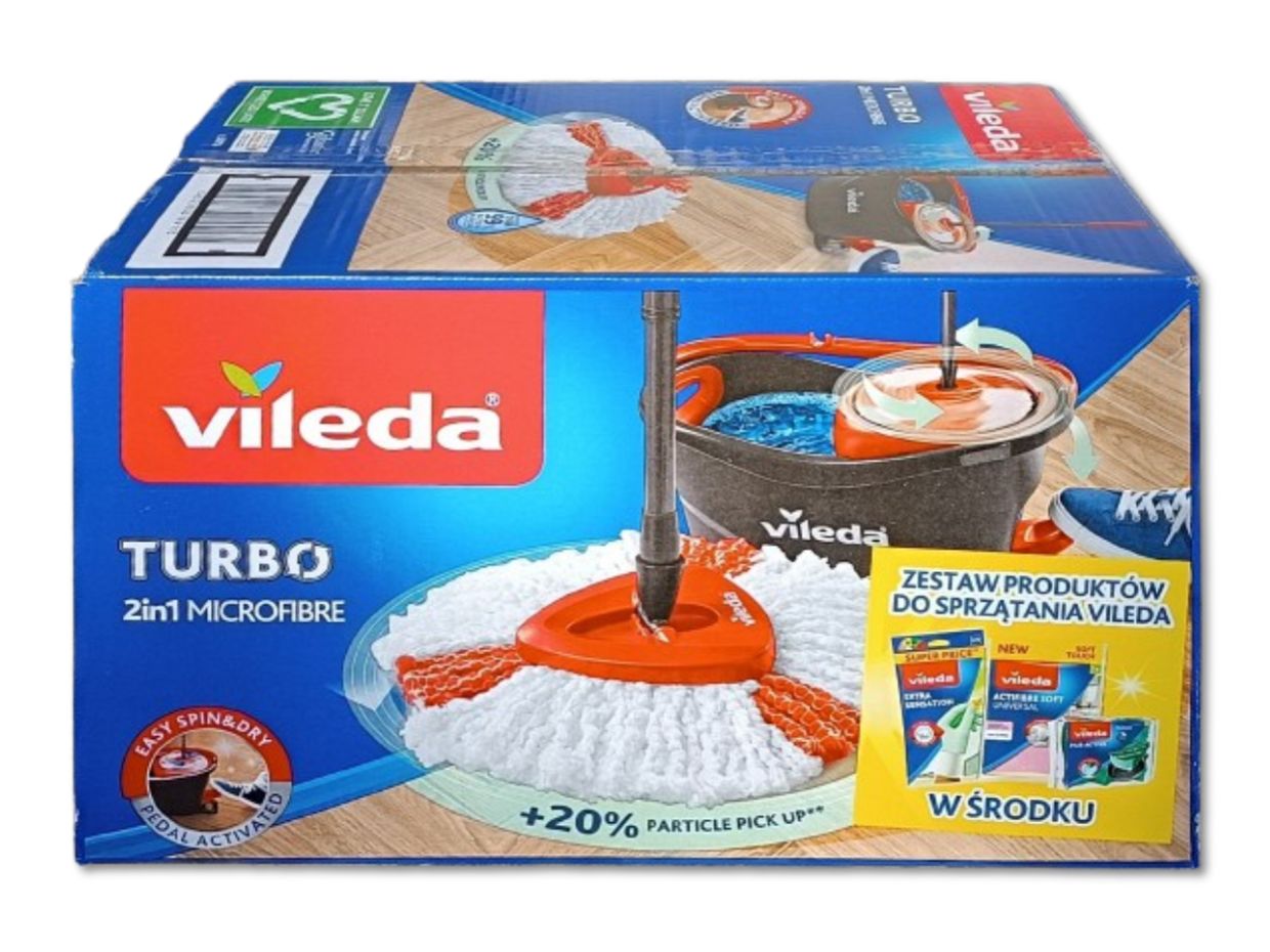 Wiadro i mop obrotowy Vileda Turbo 38cm