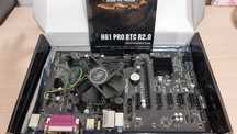 Материнська плата ASrock H81 Pro BTC R2.0+ CPU intel 3220