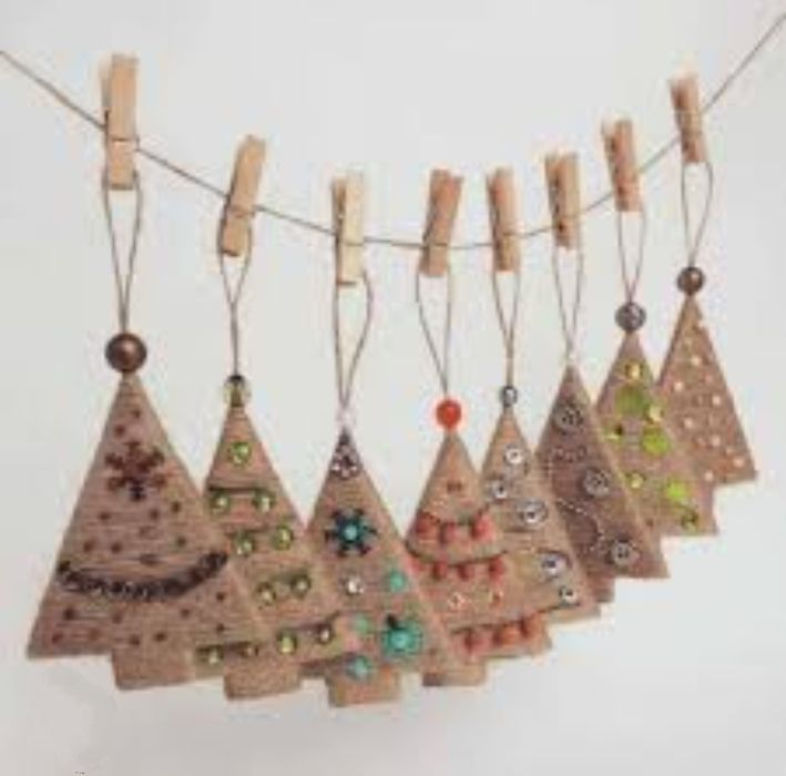 Новорічні прикраси Новогодний декор  Украшения Новорічна зірка