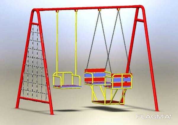 Дитяча гойдалка. Детская качелях. 2в1