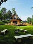 Domek drewniany w górach z balią/jacuzzi i sauną *wynajem* Orawka