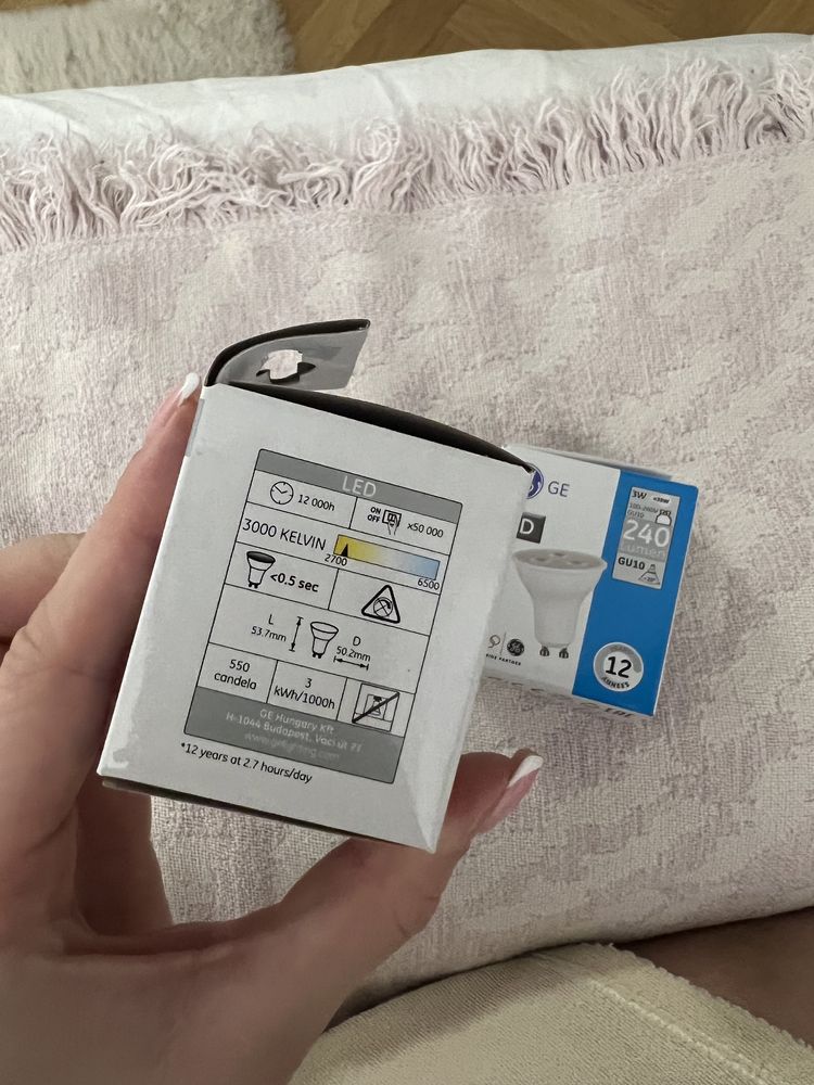 Żarówka LED GU10 3W 240 LumenA++ oświetlenie