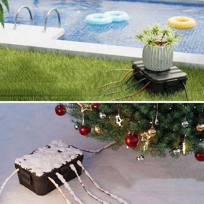 2 x SKRZYNKA Obudowa Ochrona Zabezpieczenie WTYCZKI SAFE BOX IP54