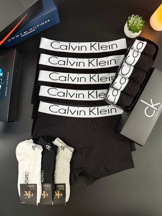 Чоловічі труси/боксери Calvin Klein серія White. Мужские трусы