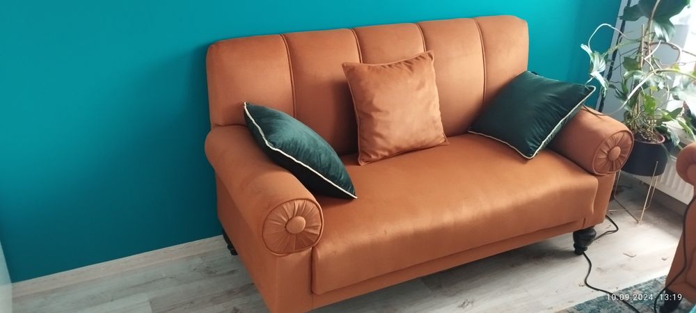 Sofa + 2 fotele stan b. d.