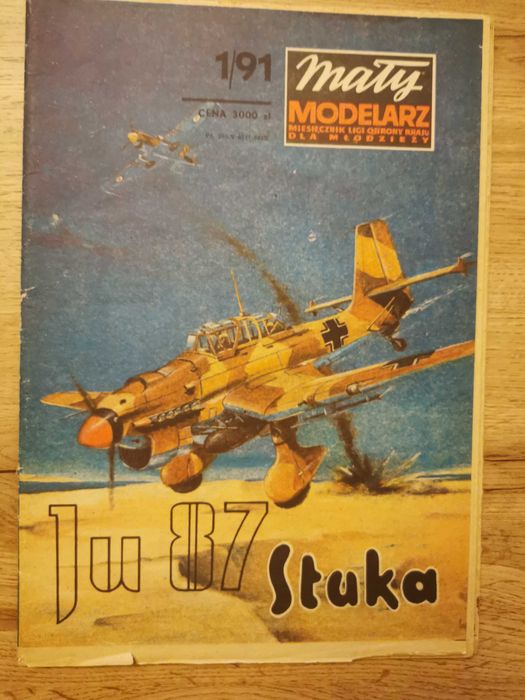Model Kartonowy Mały Modelarz 1/91 Ju 87 Stuka