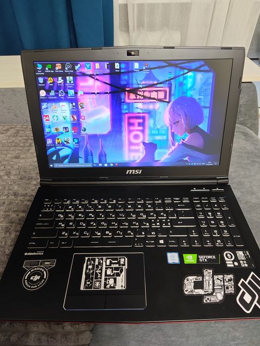Продам топовый ноутбук msi gp62mvr-7rf