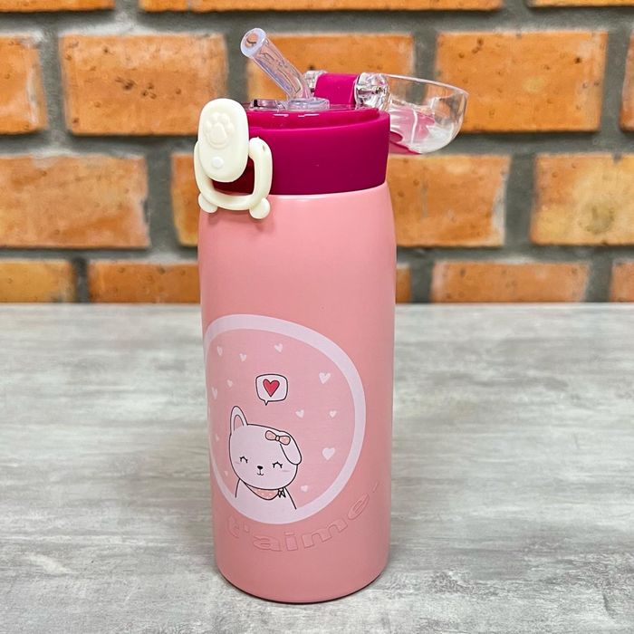 Термос дитячий з трубочкою,детский термос ,харчова сталь,пищевая сталь