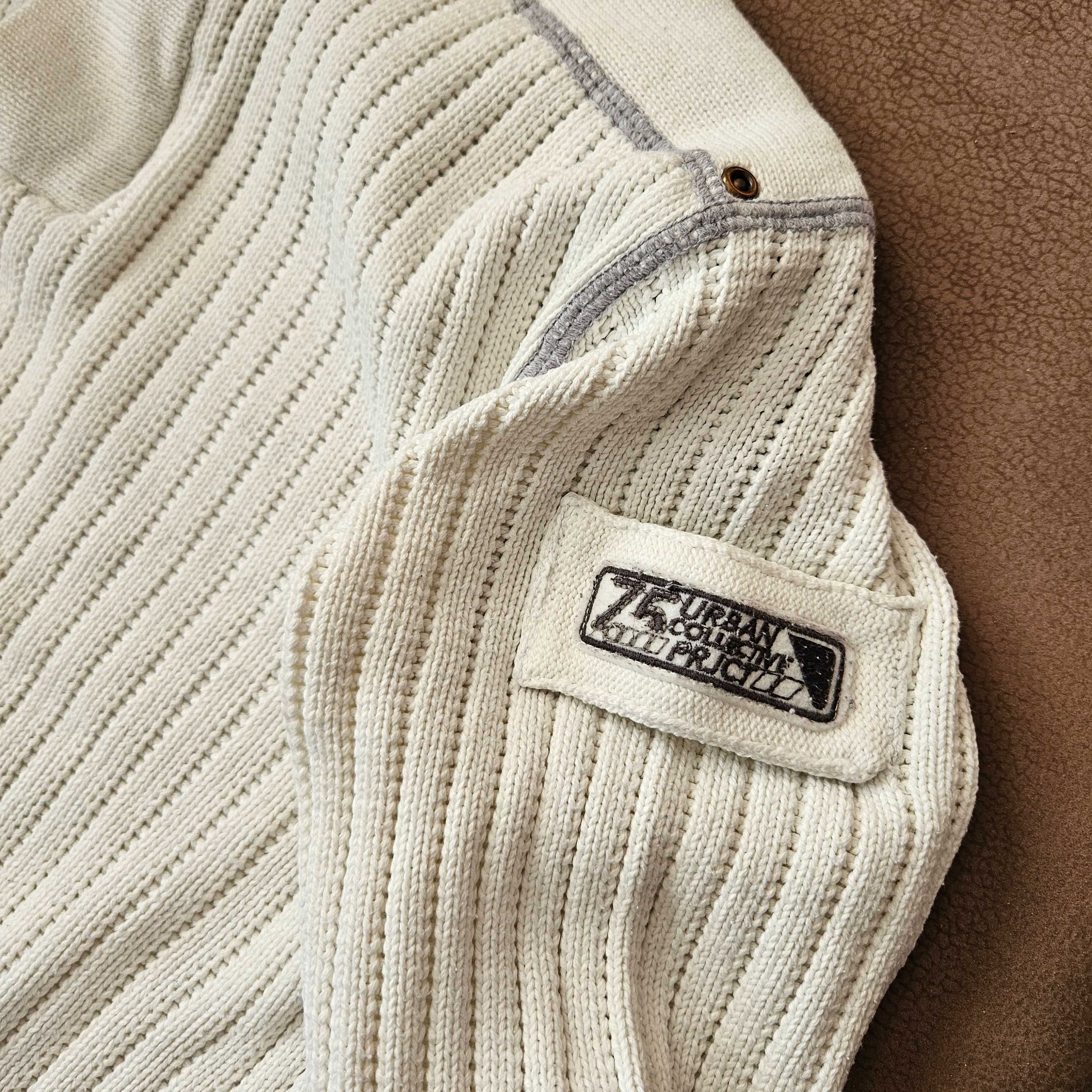 Golf biały chłopięcy "No Excess"