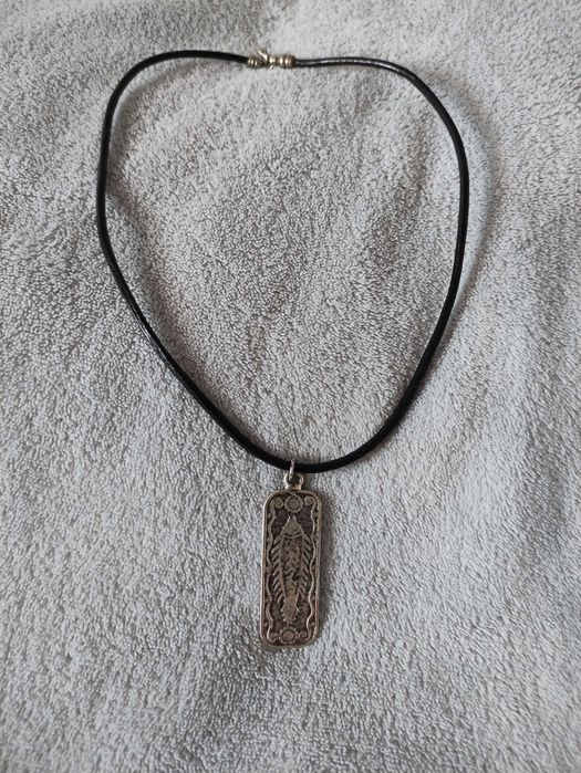 Zawieszka etniczna ryba Skifska Etnika na rzemieniu naturalnym unisex