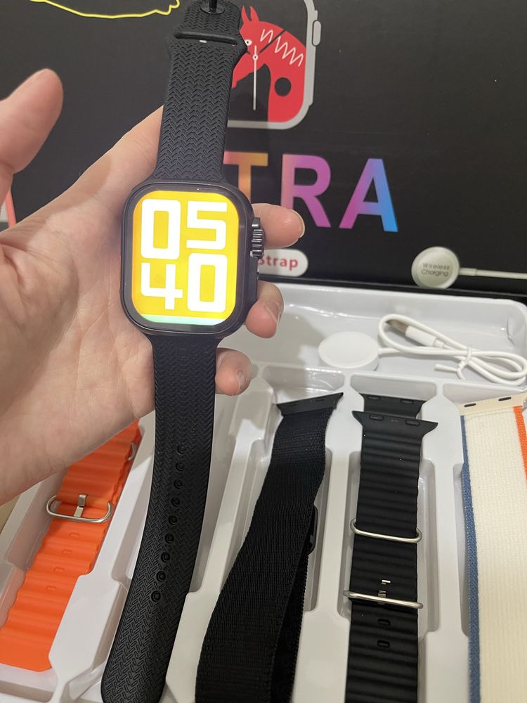 Smart watch com 7 braceletes