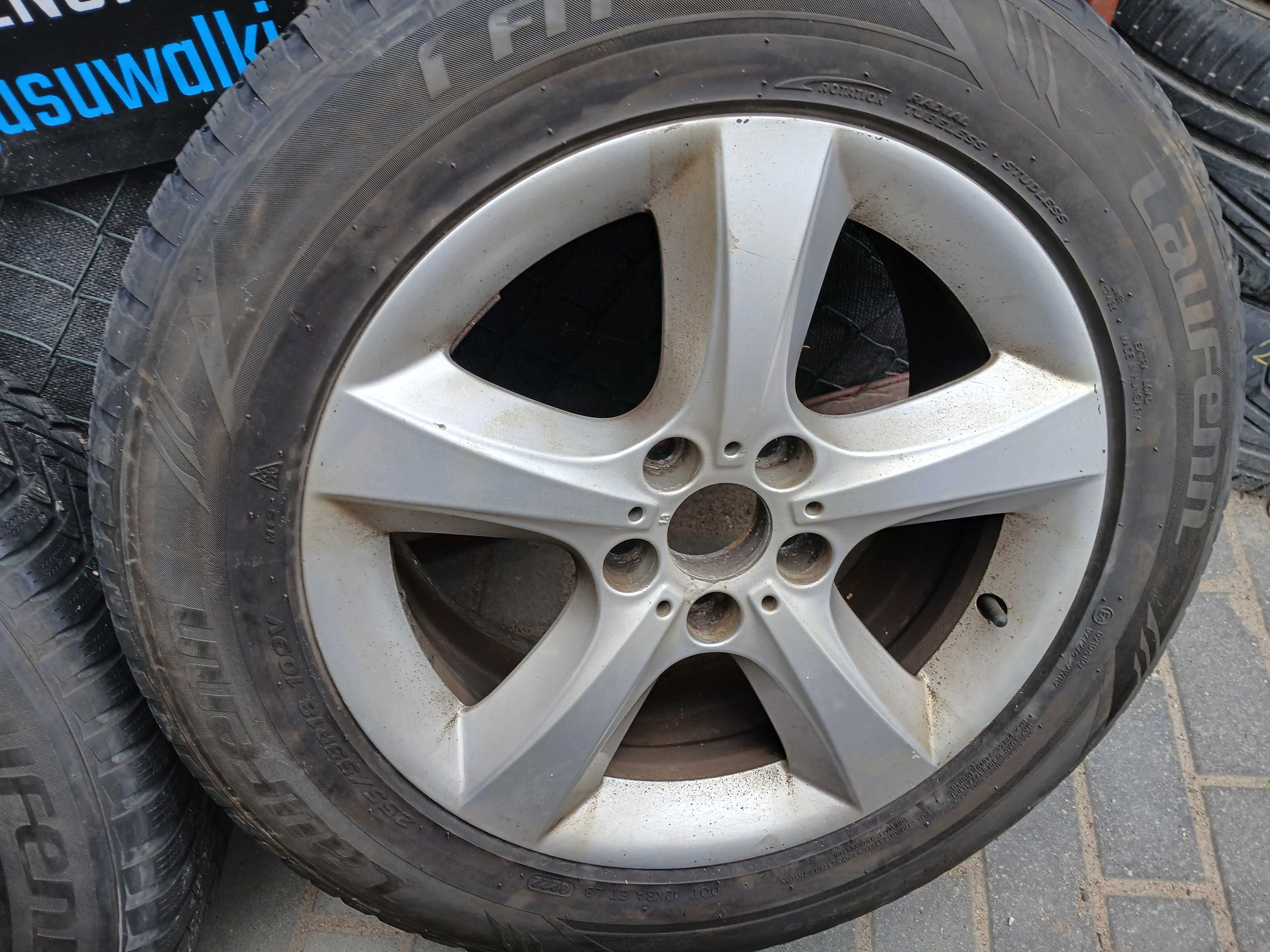 4x używane koła zimowe 255/55 R18 5x120 Bmw X3 X4 X5 X6