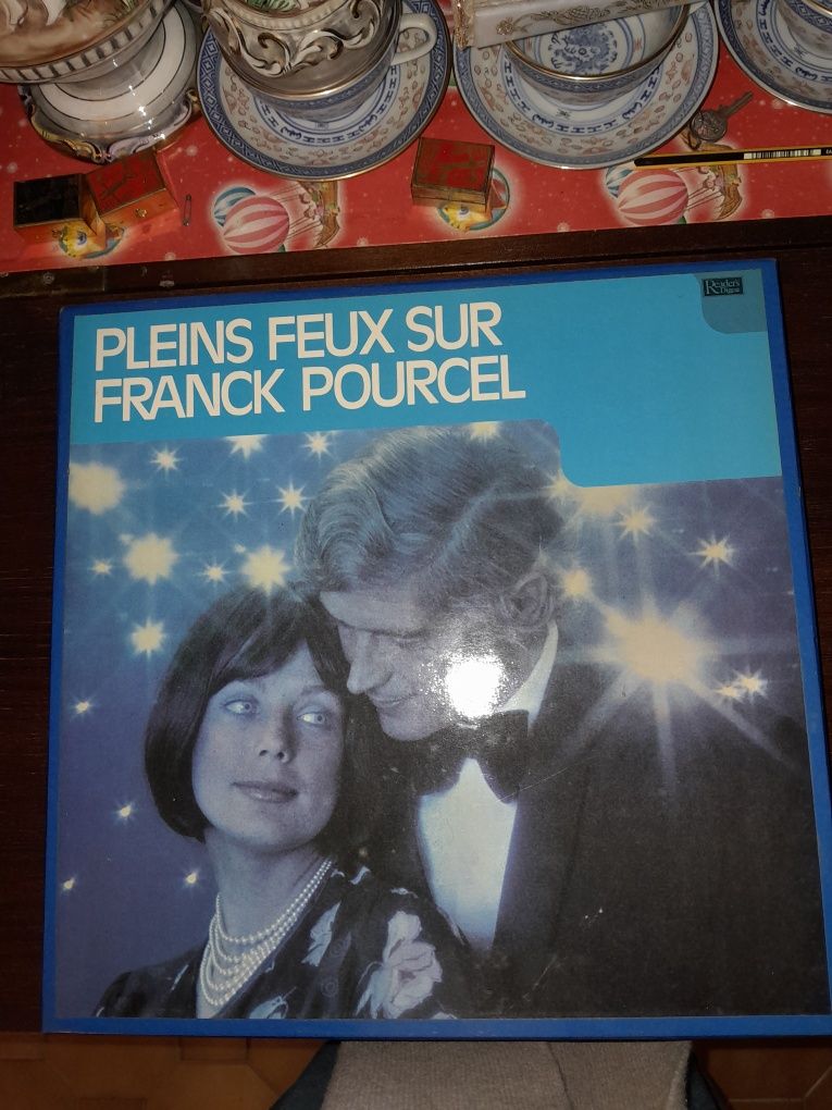 Caixa com 8 discos vinil LP-Frank Pourcel