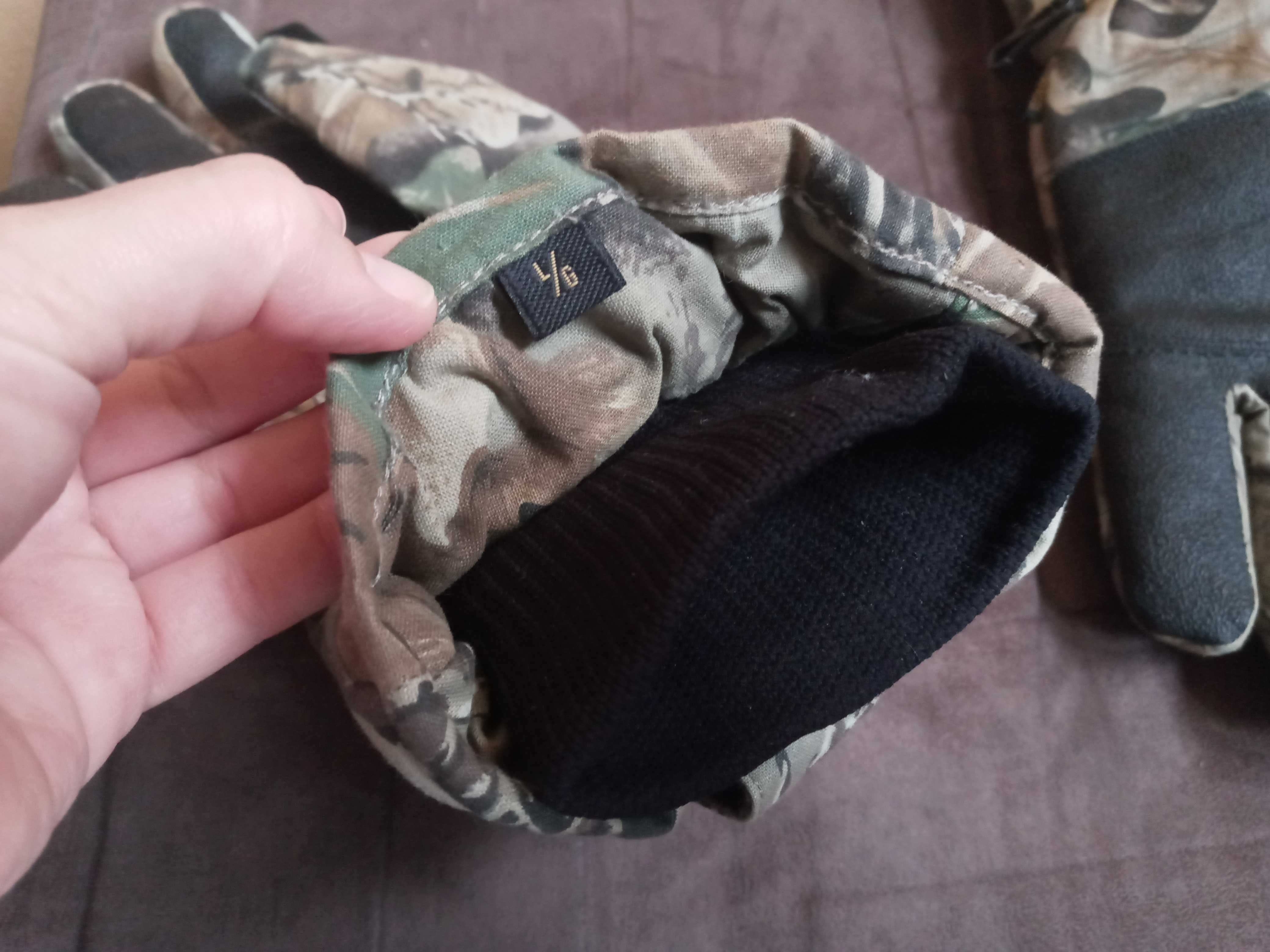 NOWE Rękawice myśliwskie Lectra Nordic Gear zimowe ciepłe z kieszonką
